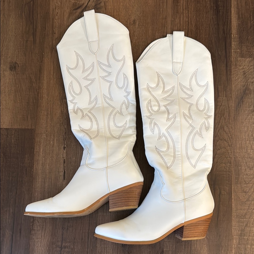 Western Knee High Boots
